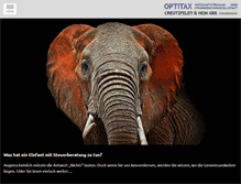 Tablet Screenshot of optitax.de